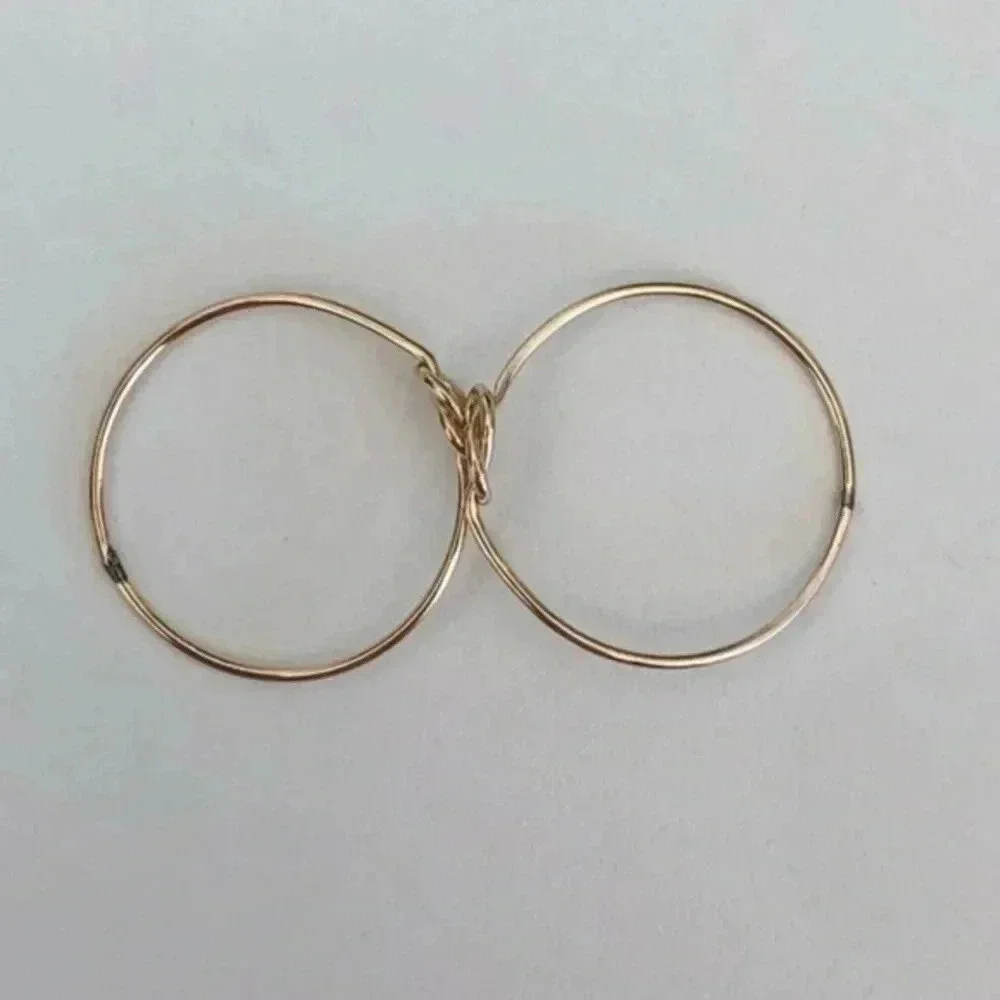 14k Gold Filled Intertwining Knot Ring NWT